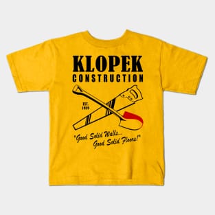 Klopek Construction (Non Darks) Kids T-Shirt